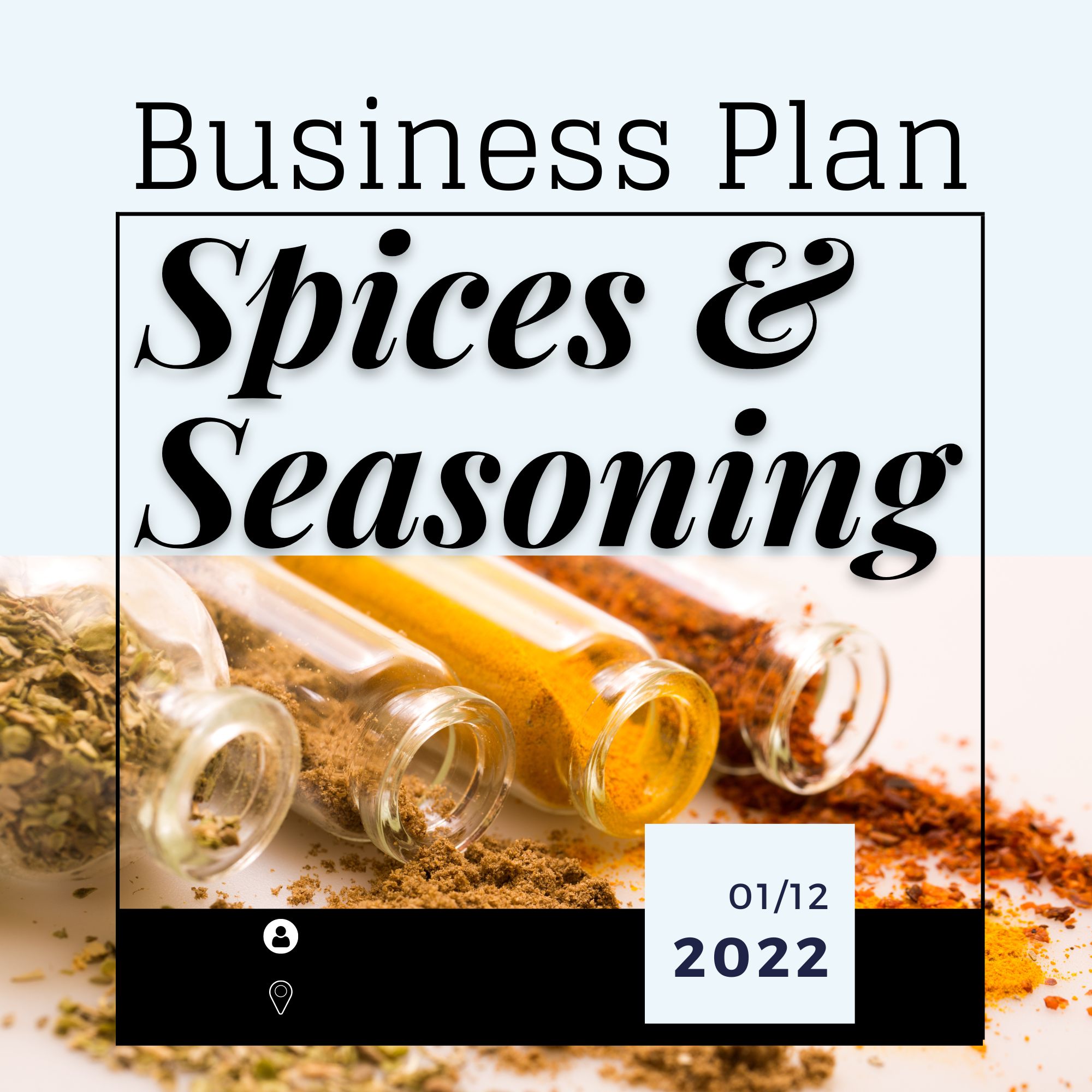 SPICES AND SEASONING BUSINESS PLAN