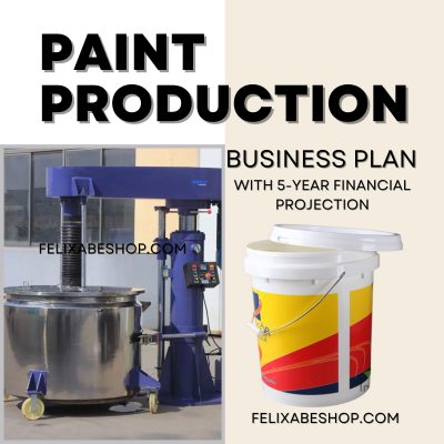 Discover the path to success in the thriving paint production industry with our expertly crafted Paint Production Business Plan