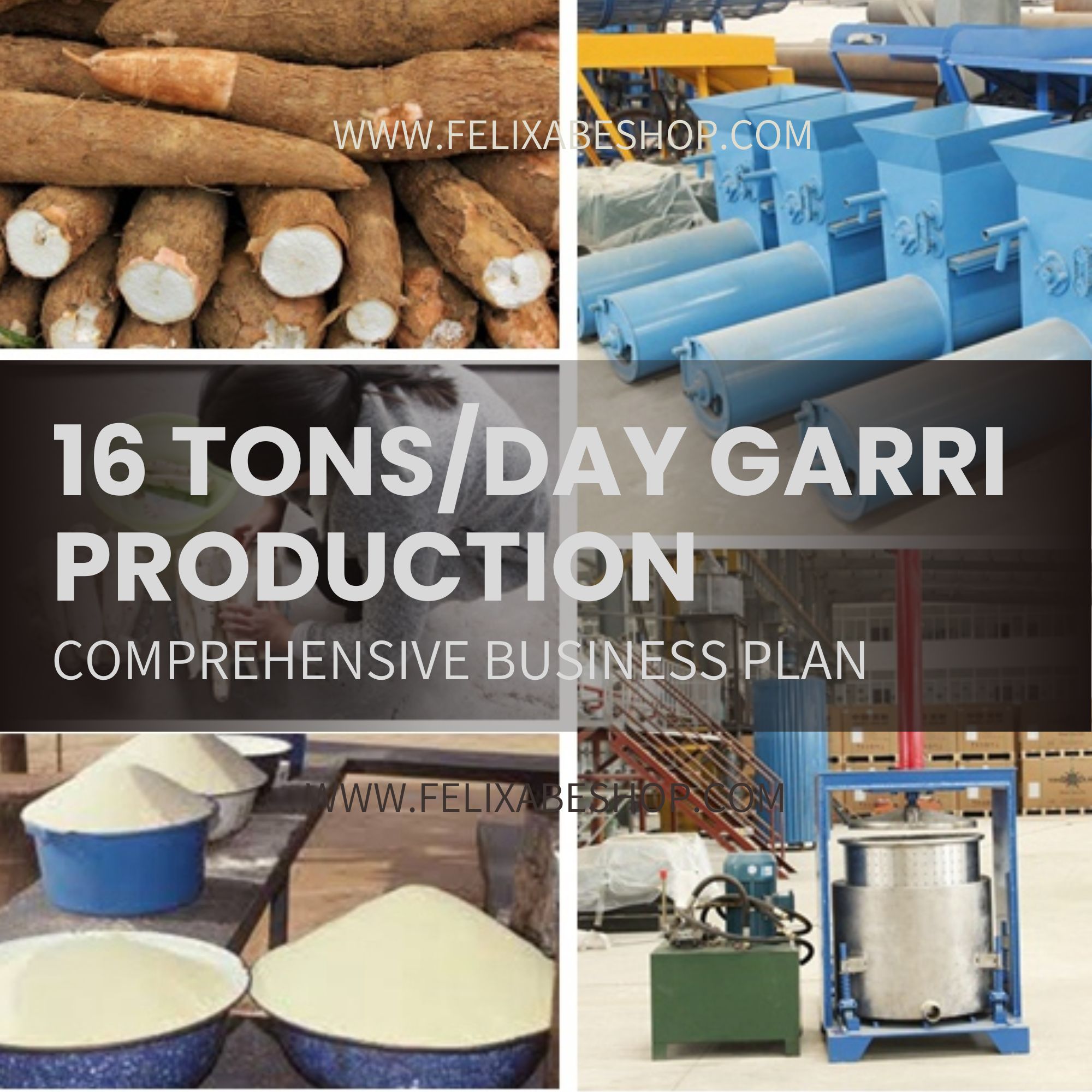 16-TONS/DAY AUTO GARRI PRODUCTION PLAN