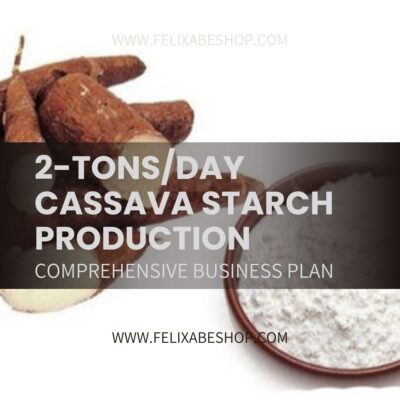 2-TONS/DAY CASSAVA STARCH PRODUCTION business plan